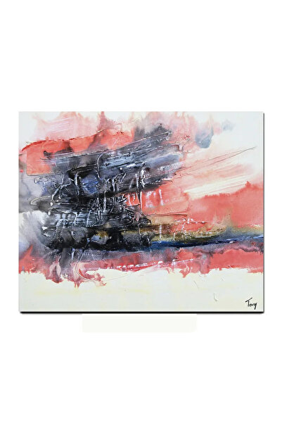 artnova Ръчно рисувана абстрактна картина, Фантазия в абстрактното 10, 60x50с...