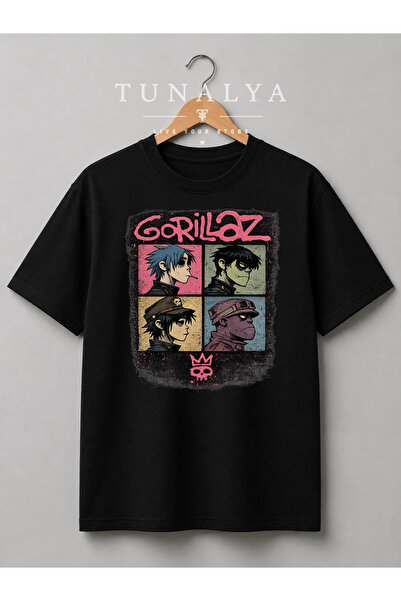 Grafftee Clothing Tunalya Gorillaz Original Design Premium Printed Unisex Cot...
