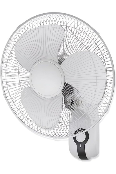Cady One 3-Blade 3-Speed 45W Wall Fan, Wall-Mounted Fan with Rotating Head