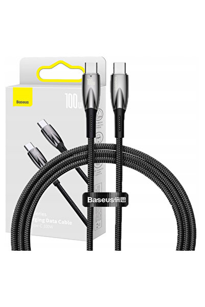 Baseus Cablu USB-C la USB-C pentru Laptop Telefon Tabletă 100W 1M Încărcare R...