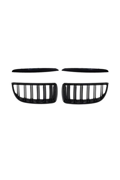 OEM BMW E90 (2005-2008) Μάσκα - μαύρη με σχέδιο πιάνο - 2 τεμάχια.