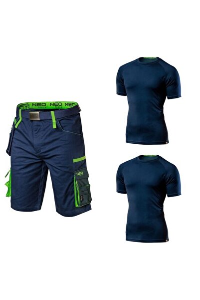NEO Set de pantaloni scurți cu două tricouri cu mânecă scurtă, model Premium,...