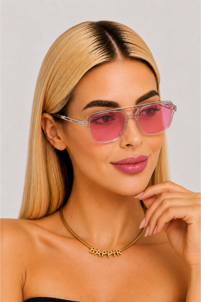 BAPPİR Metal Frame High Quality Smoked Frame Women's Sunglasses
