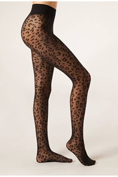 Calzedonia Leopard Print Thin Pantyhose