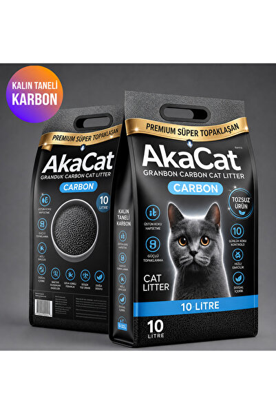 Kalın Taneli Aktif Karbonlu Süper Topaklanan Premium 10 Lt