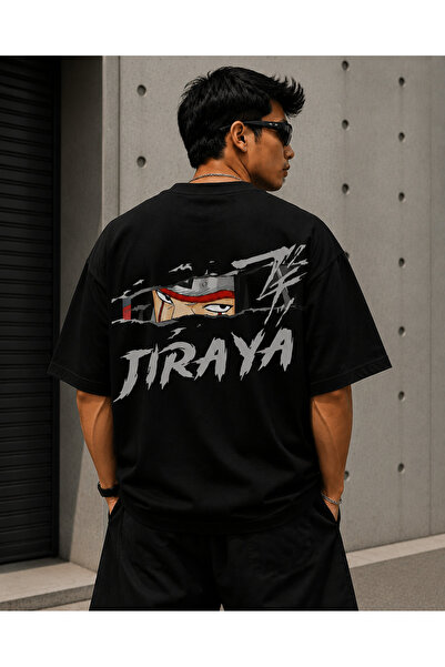 Nulivez Jiraiya Anime Printed Oversized Unisex T-Shirt – Japanese Ninja Stree...