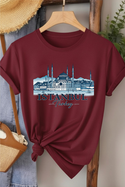l'eivor Filterless Istanbul Printed Women's Cotton T-Shirt