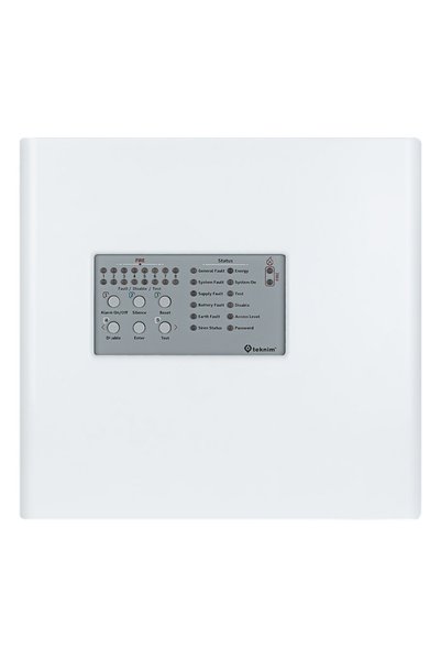 Universal Teknim Tfp-4408P 8 Zone Plastic Case Conventional Fire Alarm Panel