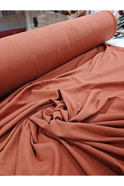 GrandTekstil Fabric Cinnamon Colored Linen Anti-Sweat Dress Tunic
