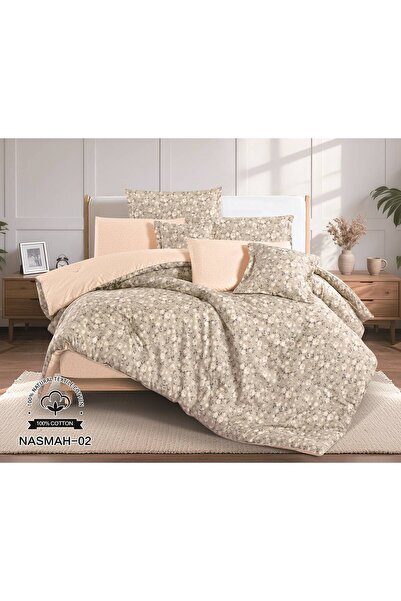 BIET ALMAFROSHAT Duvet Cover Set with 100% Cotton Bedspread, 6-Piece Set.