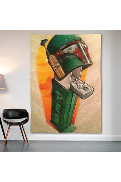 Geek Cultcha Boba Fett Pez Dispenser Wall Covering Wall Tapestry First Qualit...