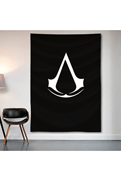 Geek Cultcha Assassin's Creed Logo Minimal Wall Cloth Wall Tapestry First Qua...