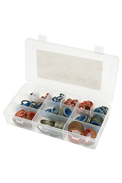 YUPY ®   Set BSB 245 bucăți, standard metric, șaibe metalice de etanșare cu c...