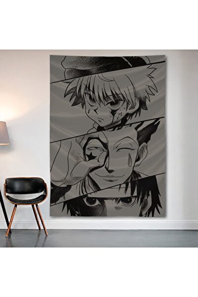 Geek Cultcha Hunter × Hunter Wall Covering Wall Tapestry First Quality Satin ...