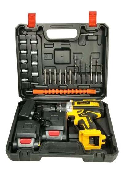ROXON (RX21VCD) 21V Cordless Impact Screwdriver Drill Machine With Tool Kits