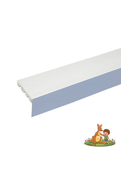 KLEIDECO Sina perdea PVC Berlin, 3 canale, cu masca decorativa, 220 cm, CROM,...