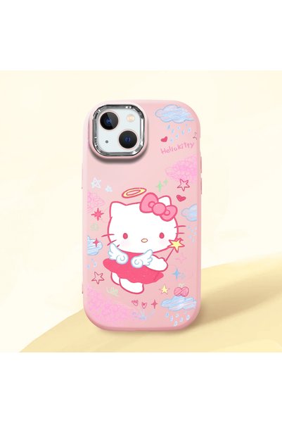 Hontinga iPhone 13 Uyumlu Kılıf kamera koruyucu Pembe Silikon Couple Telefon ...