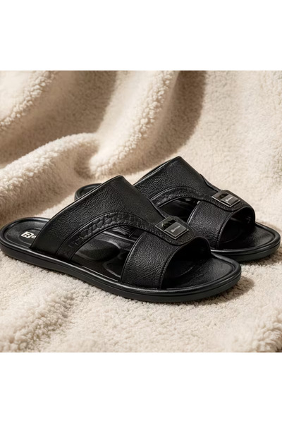 Bleco Retro-style men's casual sandals, stylish men's slippers, soft and comf...