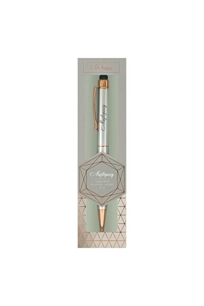 Be-Happy Gifts Pixuri metalice cu touch pen in cutie 0x5x19cm