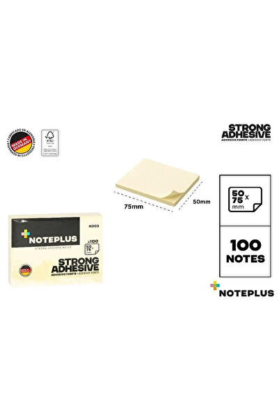 OEM Note adezive / bilete autocolante MP Main Paper NotePlus, 75x50 mm, adezi...