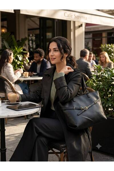 bag Kadın Yumuşak Suni Deri Kemerli Omuz Çantası