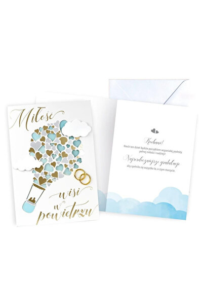 KUKARTKA Carte de nunți B6 Kukartka, felicitare decorativă Dream Cards cu plic