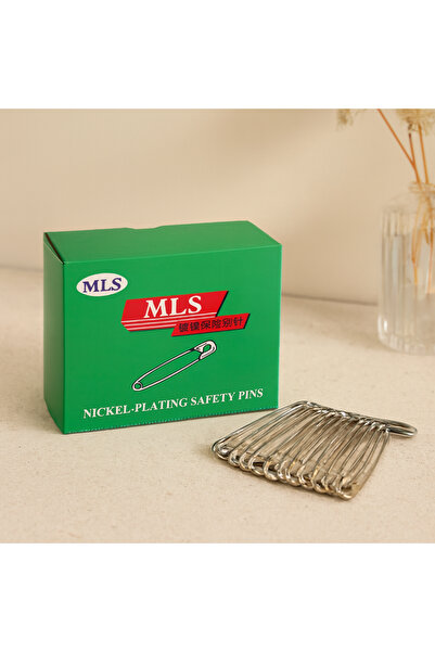 magicool No-8 Silver Nickel Plated Safety Pins Pack of 144