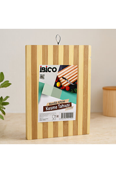 magicool Bamboo Cutting Board 22X32X1.3 cm with Metal Handle