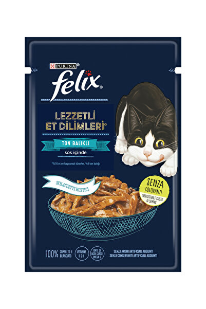 FELIX Lezzetli Dilimler Yas Mama 32'li Karma Paket 80g x 32