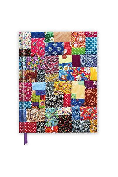 Flame Tree Caiet A4 Floral Patchwork Quilt, pagini netede, coperta tare, mult...