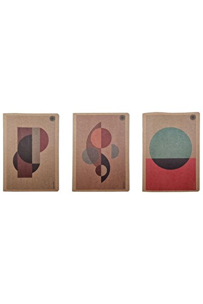 OEM Caiet A4 Ziemia Obiecana New Geometric Modern, 80 file, in carouri, coper...