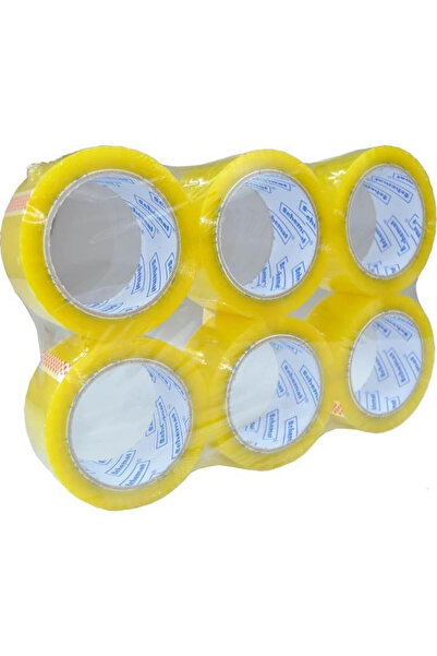 Schemat Bandă adezivă transparentă 48 mm x 60 m, 6 bucăți.