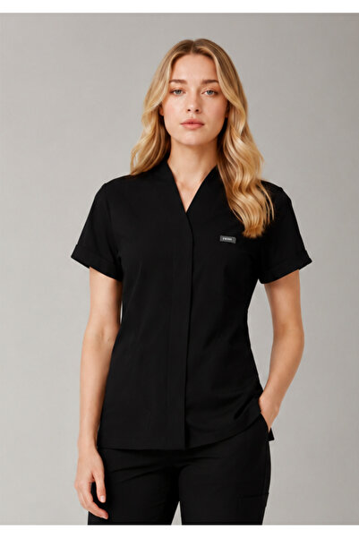 Simirna Üniforma Move Premium Lycra Scrubs Doctor Nurse Clinical Uniform Top