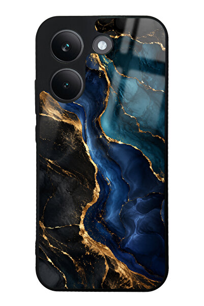 Spoyi Xiaomi Poco X8 Pro Midnight Sapphire Marble Tasarımlı Glossy Telefon Kı...