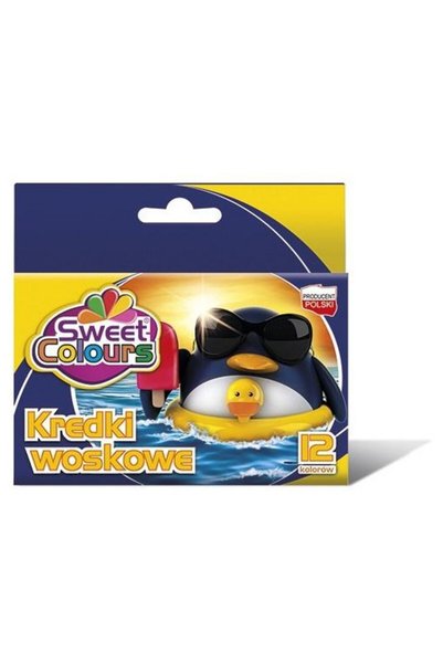 Sweet colours Creioane cerate Sweet Colours, culori intense, nu murdaresc mai...