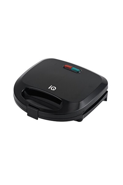 NO BRAND Τοστιέρα μαύρη IQ ST-612 750W με αντικολλητικές πλάκες και εργονομικ...