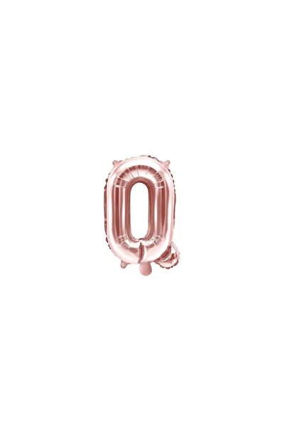 Baloane Vesele Balon Folie Litera Q Rose Gold 40 cm LTR1-Q