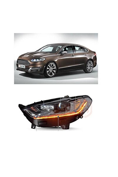 OEM Σετ Εμπρόσθιων Προβολέων για Ford Mondeo mk5 13-16 DRL Χρωμιωμένα H7/LED ...