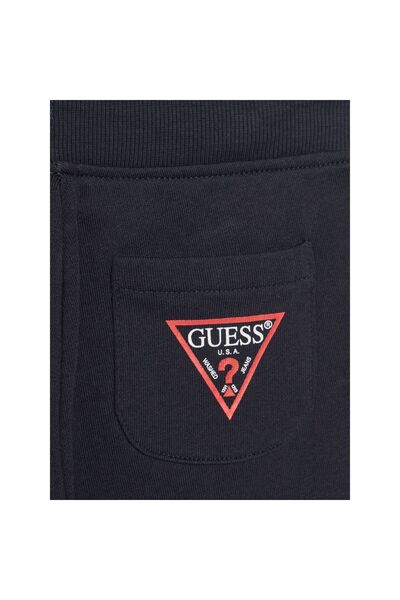 Guess Pantaloni scurți din material textil pentru băieți N93Q18KAUG0 Albastru