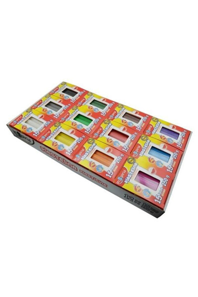 Schemat Set plastilina 15 buc multicolor 250g x12