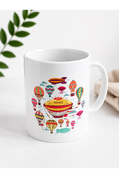 CoNotes Balloon Design Porcelain Mug