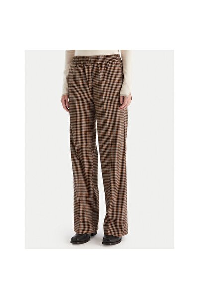 Liu Jo Pantaloni de damă din material textil MF5349 T4335 Maro