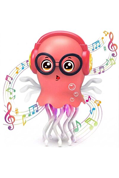 REZZOSS Interactive Dancing Jellyfish Baby Toy – Electric Crawling Musical To...