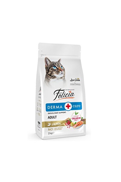 Felicia Derma Care Hrană Uscată Hipoalergenică pentru Pisici Adulte cu Somon,...