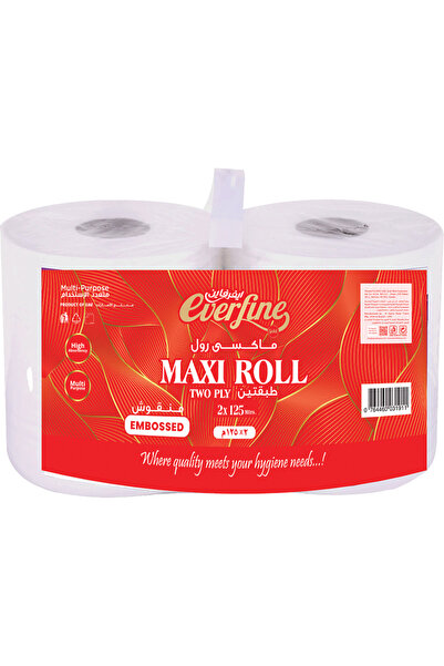EVERFINE Ever Fine Maxi Roll 2x2Ply 125m