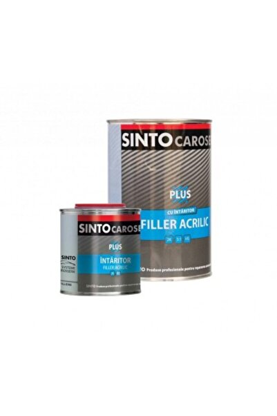 SINTO Adeziv acrilic Filler Plus 5:1 cu întăritor, Alb (0.75L + 0.15L)