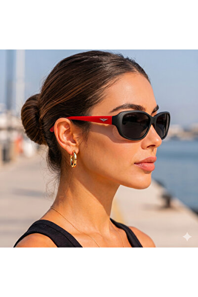 EXELİNE نظارات شمسية نسائية من سلسلة COL 140 Premium Polarized-Polarized-UV40...