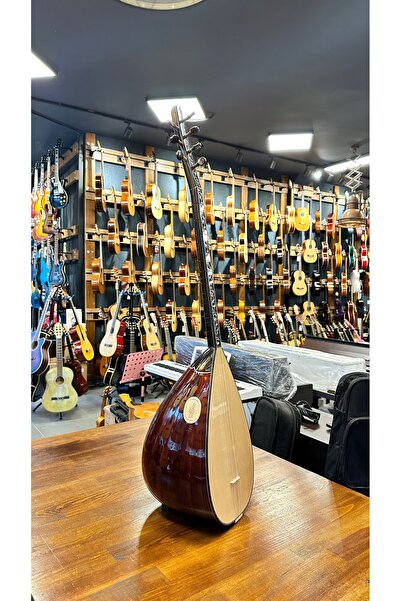 PENA MÜZİK Kısa Sap Üst Seri Tam Profesyonel Ardıç Bağlama 40 Tekne