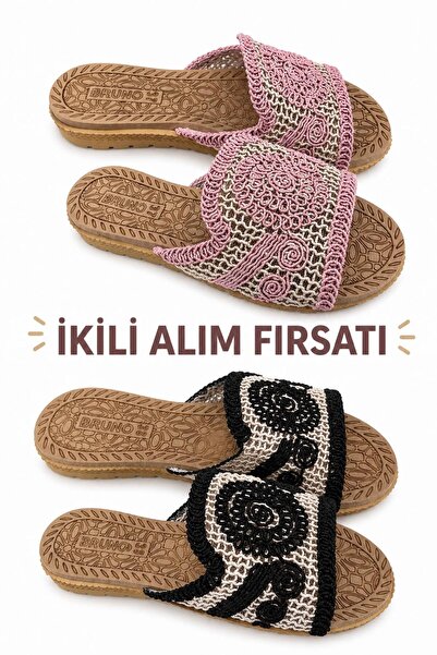 PAPUCUMUN DÜNYASI Women's Lace Knitting Detail Stylish Comfortable Lightweigh...