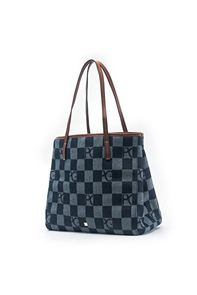 PG1 Exquisite Color Blocked Large Capacity Women's Handbag 2026 Fashionable M...